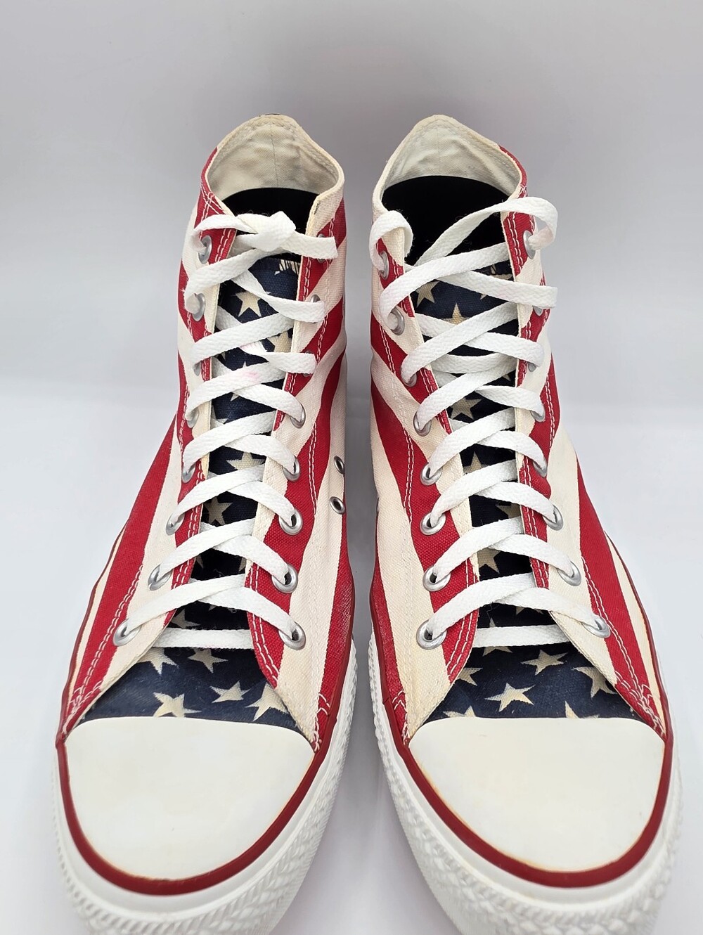 Converse Chuck Taylor Flag High Top Sneakers Mens 12 USA Stripe